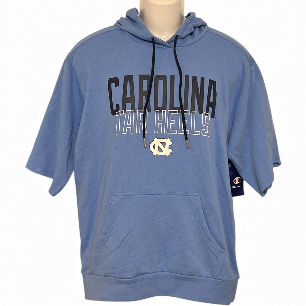 Champion Light Blue Carolina Hoodie Unisex. Sz/L - NWT.